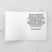 Funny Birthday for Seniors Card Kaart (Binnen)