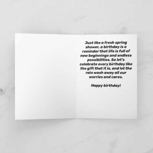 Funny Birthday for Seniors Card Kaart (Binnen)