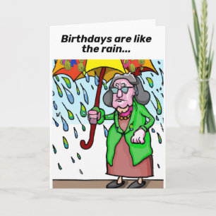 Funny Birthday for Seniors Card Kaart