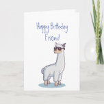 Funny Birthday Friend Age Llama Animal Kaart<br><div class="desc">Funny Birthday Brother Age Llama Animal kreeg mijn schoppen omdat er veel kaarsen zullen zijn.</div>