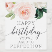 Funny Birthday Gift for Women Wijn Etiket (Enkel label)