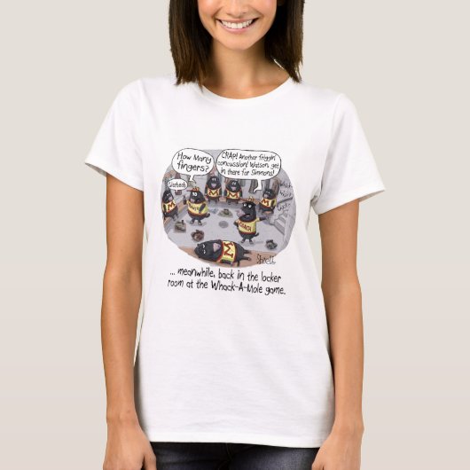 Funny Birthday gift - Whack-a-Mole T-shirt (Voorkant)