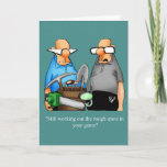 Funny Birthday Golf Humor Kaart voor hem<br><div class="desc">Geniet van het verspreiden van de lach met dit hilarische vrolijke verjaardagsfeestje van cartoonist Bill Abbott; stuur een aantal lachen samen met je beste wensen voor een vrolijke wenskaart. Bill Abbotts cartoon "Spectickles", de internationaal gesyndiceerde strip verscheen ook in Hallmark U.K., Reader's Digest, Saturday Evening Post en andere voortreffelijke tijdschriften...</div>