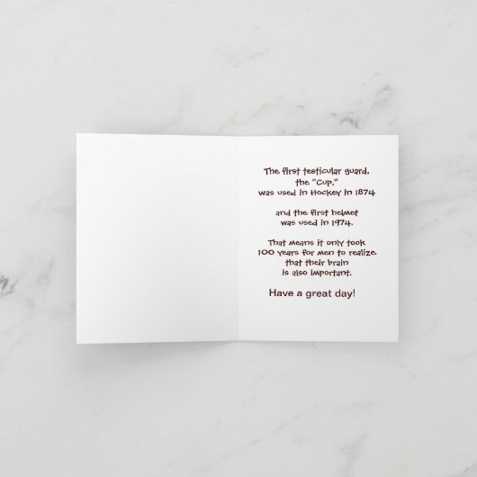 Funny Birthday Guy Kaart (Binnen)