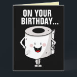 FUNNY BIRTHDAY HAPPINESS AND GOOD POOP KAARTEN<br><div class="desc">IK WENS U GEWELDIG EN EEN GOEDE POOP BIRTHDAY-KAART</div>