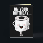 FUNNY BIRTHDAY HAPPINESS AND GOOD POOP KAARTEN<br><div class="desc">IK WENS U GEWELDIG EN EEN GOEDE POOP BIRTHDAY-KAART</div>
