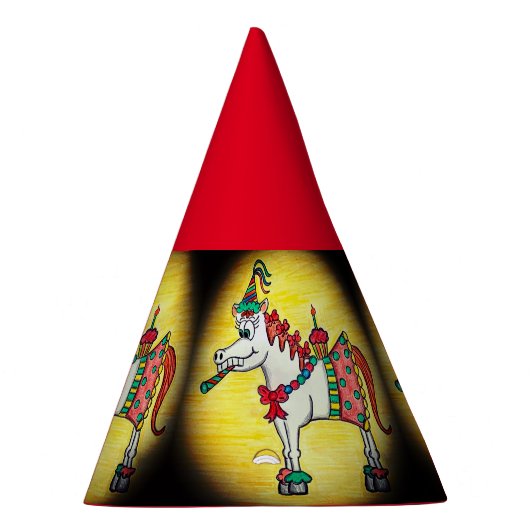 Funny Birthday Horse Pet Feesthoedjes (Rechts)