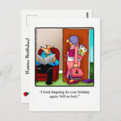 Funny Birthday Humor Briefkaart (Voorkant / Achterkant)