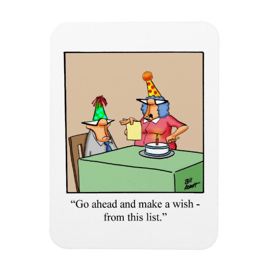 Funny Birthday Humor Magnet Gift Magneet (Verticaal)