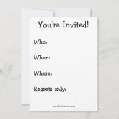 Funny Birthday Humor Party Kaart (Achterkant)