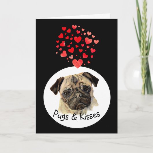 Funny Birthday Humor Pet, Pug Dog Kaart (Voorkant)