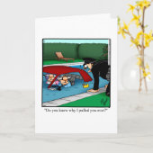 Funny Birthday Humor Wenskaart Kaart (Gele Bloem)