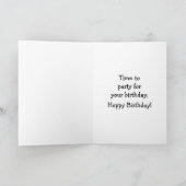 Funny Birthday Humor Wenskaart Kaart (Binnen)
