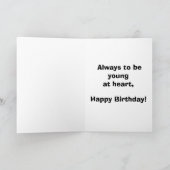Funny Birthday Humor Wenskaart Kaart (Binnen)