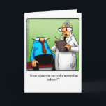Funny Birthday Humor Wenskaart Kaart<br><div class="desc">Geniet van het verspreiden van het lachen met dit hilarische, gelukkige verjaardagswenskaart door cartoonist Bill Abbott; stuur wat lachen samen met je beste wensen voor een gelukkige verjaardag. De cartoon "Spectickles" van Bill Abbott, de internationaal gesyndiceerde striptekening, is ook verschenen in Hallmark U.K., Reader's Digest, Zaterdag Evening Post en andere...</div>