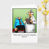 Funny Birthday Humor Wenskaart Kaart (Gele Bloem)