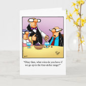 Funny Birthday Humor Wenskaart voor haar Kaart (Gele Bloem)