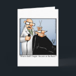 Funny Birthday Humor Wenskaart voor hem Kaart<br><div class="desc">Geniet van het verspreiden van de lach met dit hilarische romantische happy birthday wenskaart van cartoonist Bill Abbott; stuur wat lachen mee met je liefde en wensen voor een happy birthday. Bill Abbotts cartoon "Spectickles", de internationaal gesyndiceerde strip verscheen ook in Hallmark U.K., Reader's Digest, Saturday Evening Post en andere...</div>