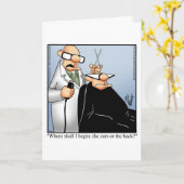 Funny Birthday Humor Wenskaart voor hem Kaart (Gele Bloem)