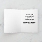 Funny Birthday Je Geweldige Kaart (Binnen)