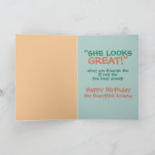 Funny Birthday "Je ziet er geweldig uit" Kaart (Binnen)