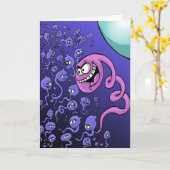 Funny Birthday Jokes - Mighty Sperm Kaart (Gele Bloem)