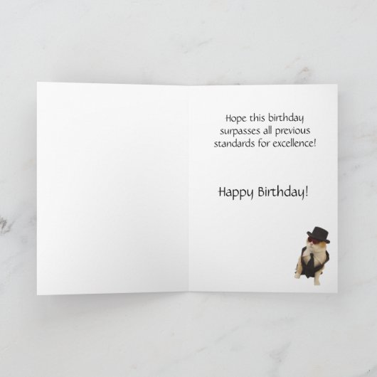 Funny Birthday Kaart (Binnen)