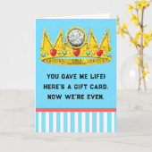 Funny Birthday Kaart (Gele Bloem)