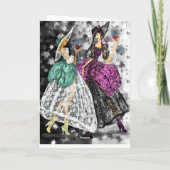 Funny Birthday Kaart Dames Drink Wijn - Proost (Achterkant)