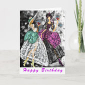 Funny Birthday Kaart Dames Drink Wijn - Proost (Voorkant)