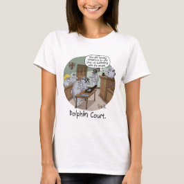 FUNNY BIRTHDAY-KAART en GIFT met CUTE DOLPHINS T-shirt