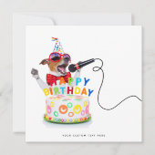 Funny Birthday Kaart - Jack Russel Dog Kaart (Voorkant)