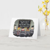 Funny Birthday-kaart met mijnen Kaart (Gele Bloem)