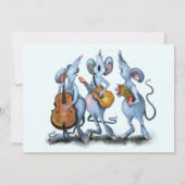 Funny Birthday Kaart met Musical Mouse Band (Achterkant)