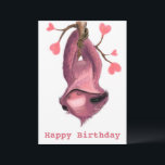 Funny Birthday Kaart met speelruimte - glimlachen<br><div class="desc">Happy Birthday - Romantic Sloth - voeg Jouw tekst / naam / Afbeelding toe</div>