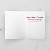 Funny Birthday Kaart met vegetarische Zombies (Binnen)