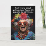 Funny Birthday Kaart Ouderdom<br><div class="desc">Een grappige verjaardagskaart die op leeftijd grapt. Zorg dat ze aan het lachen zijn.</div>