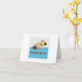 Funny Birthday-kaart - The Years Whiz by Kaart (Gele Bloem)