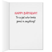 Funny Birthday kaart voor haar (Binnen (Rechts))