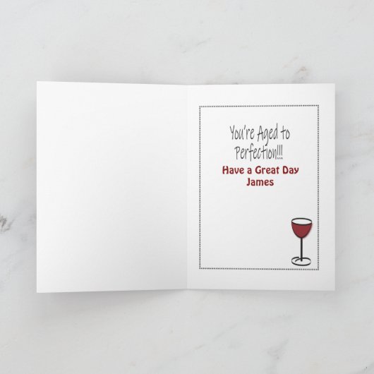 Funny Birthday Kaart voor hem - Sarcastisch (Binnen)