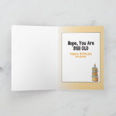 Funny Birthday Kaart voor hem - Sassy en Fun (Binnen)