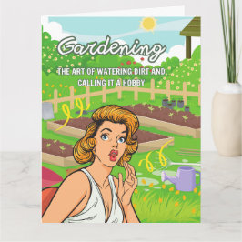 Funny Birthday Kaart voor tuinders