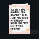 Funny Birthday Kaart voor vrienden<br><div class="desc">Ik wens je goed met deze grappige verjaardagskaart.</div>