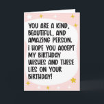 Funny Birthday Kaart voor vrienden<br><div class="desc">Ik wens je goed met deze grappige verjaardagskaart.</div>