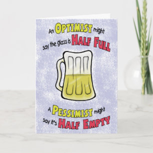 Funny Birthday-kaarten: Beer Philosophy Kaart