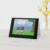 Funny Birthday-kaarten: CSI Piñata Kaart (Gele Bloem)