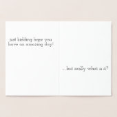 Funny Birthday-kaarten Folie Kaarten (Binnen)