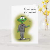 Funny Birthday-kaarten: Froget over je leeftijd Kaart (Gele Bloem)