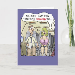 Funny Birthday-kaarten: Geen Gawking Kaart