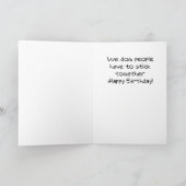 Funny Birthday-kaarten: Voor Hondenliefhebbers Kaart (Binnen)
